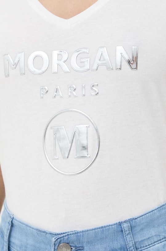 Morgan t-shirt DWONDER.OFF.WHITE biały