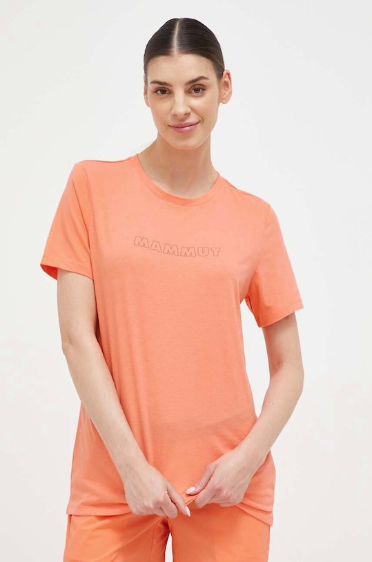 Mammut t-shirt sportowy Core Logo pomarańczowy 1017.04070
