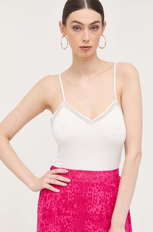 Top Morgan nášivka bílá BIKS.OFF.WHITE