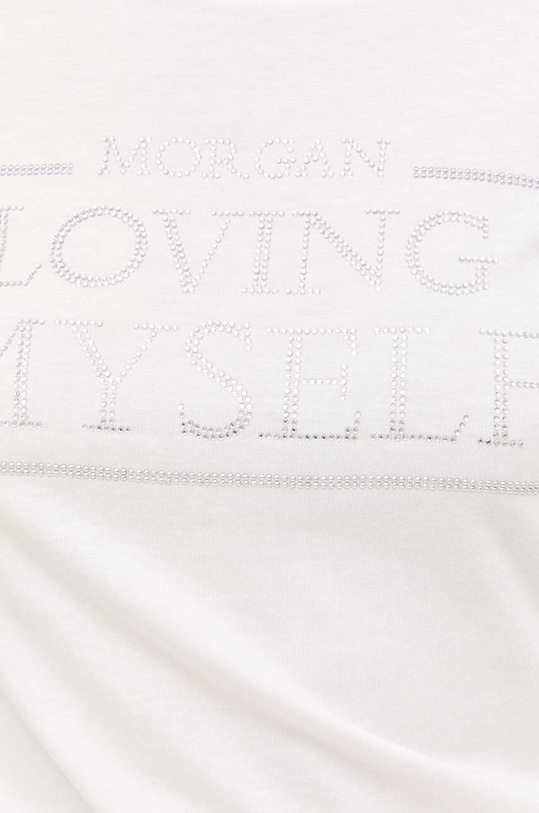 Morgan t-shirt DLOVY.OFF.WHITE biały