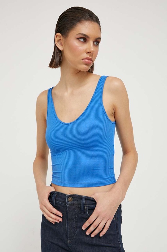 Top Hollister Co. slim modrá KI339.3214.221