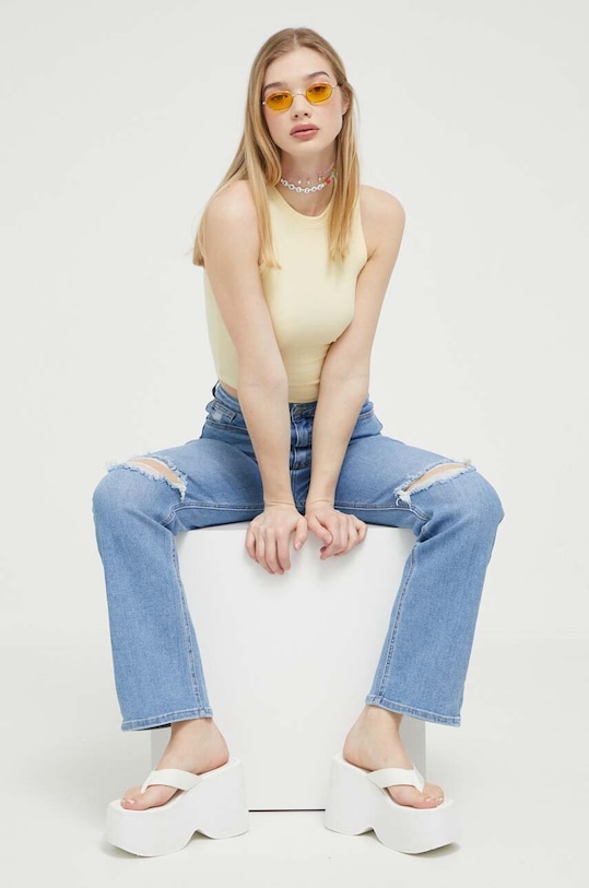 Top Hollister Co. KI339.3301.800 žlutá SS23