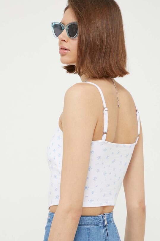 Ρούχα Top Hollister Co. KI339.3325.108 λευκό