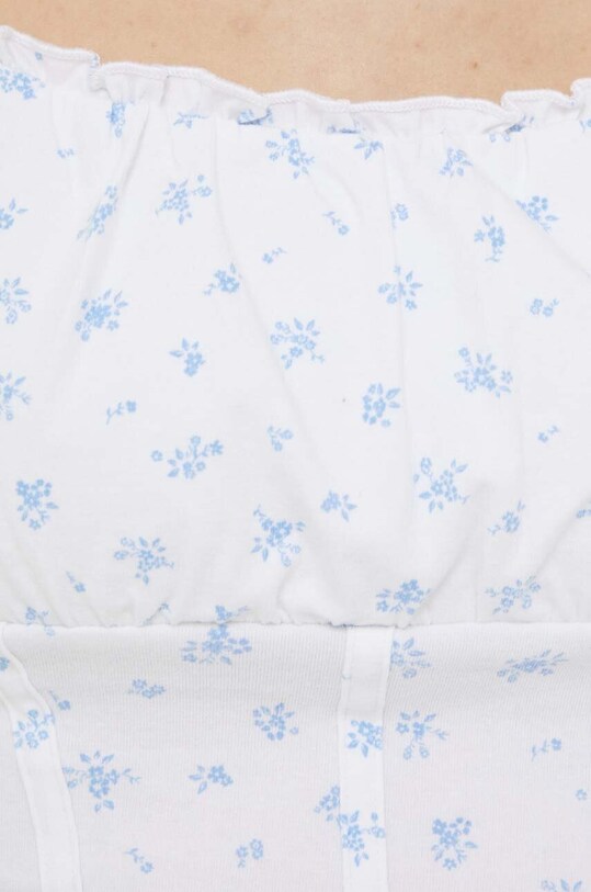 Top Hollister Co. KI339.3325.108 λευκό