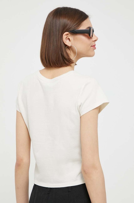 Oblečenie Bavlnené tričko Hollister Co. KI357.3106.178 béžová