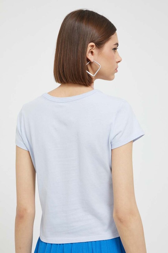 Odzież Hollister Co. t-shirt bawełniany KI357.3106.210 niebieski
