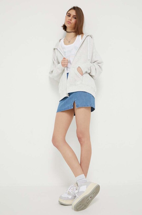 Hollister Co. top bawełniany KI357.3109.100 biały SS23