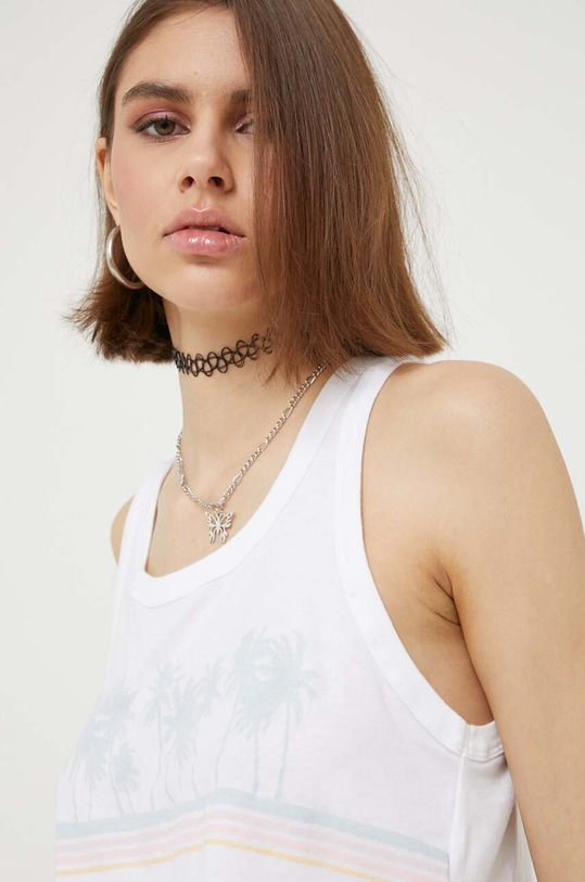 Hollister Co. top bawełniany biały KI357.3109.100