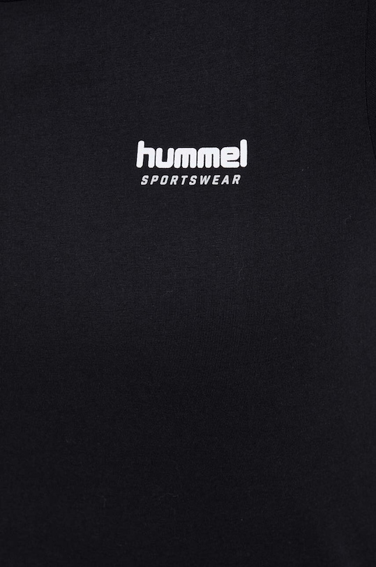 Bavlněné tričko Hummel hmlLGC KRISTY SHORT T-SHIRT 219222 černá