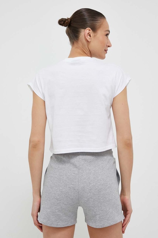 Odzież Hummel t-shirt bawełniany 219244 biały