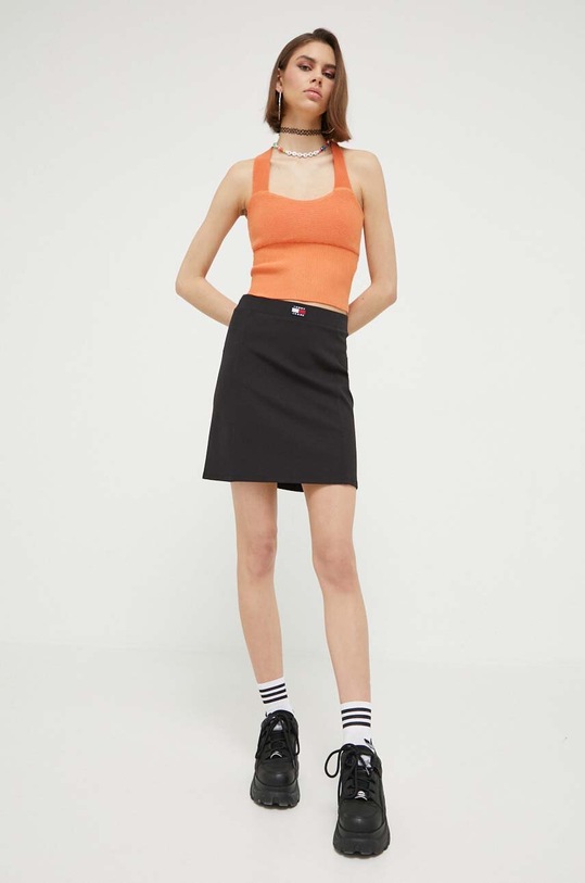 Abercrombie & Fitch top KI150.3213.700 portocaliu SS23