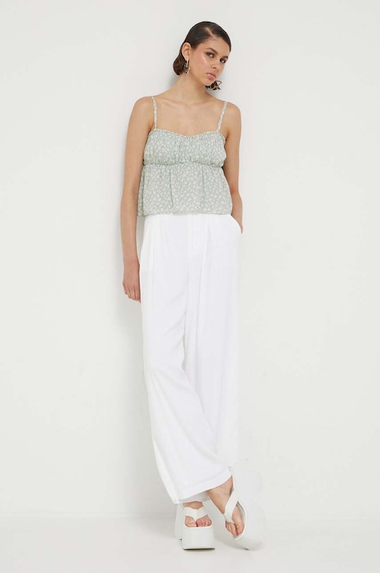 Hollister Co. top KI340.3159.538 zielony SS23