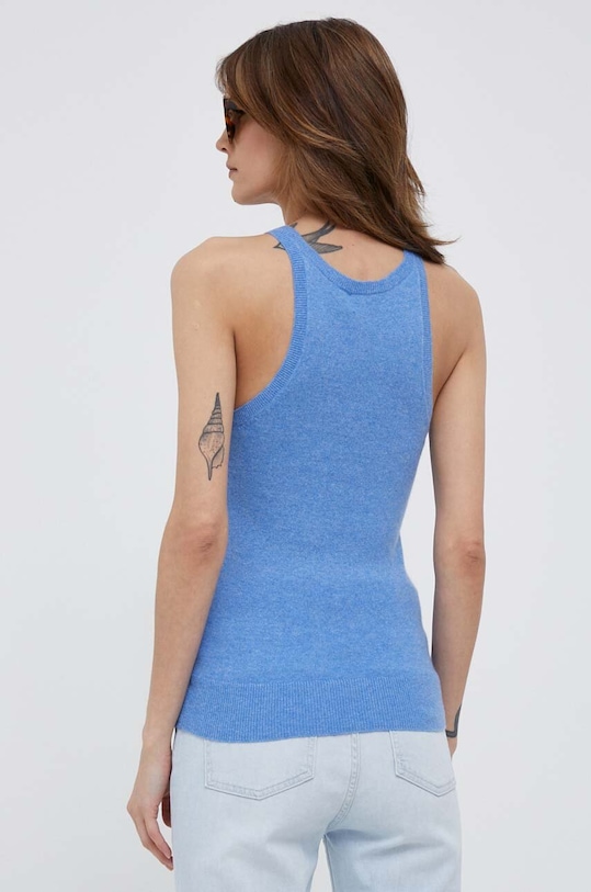 Odzież Polo Ralph Lauren top kaszmirowy 211872696 niebieski