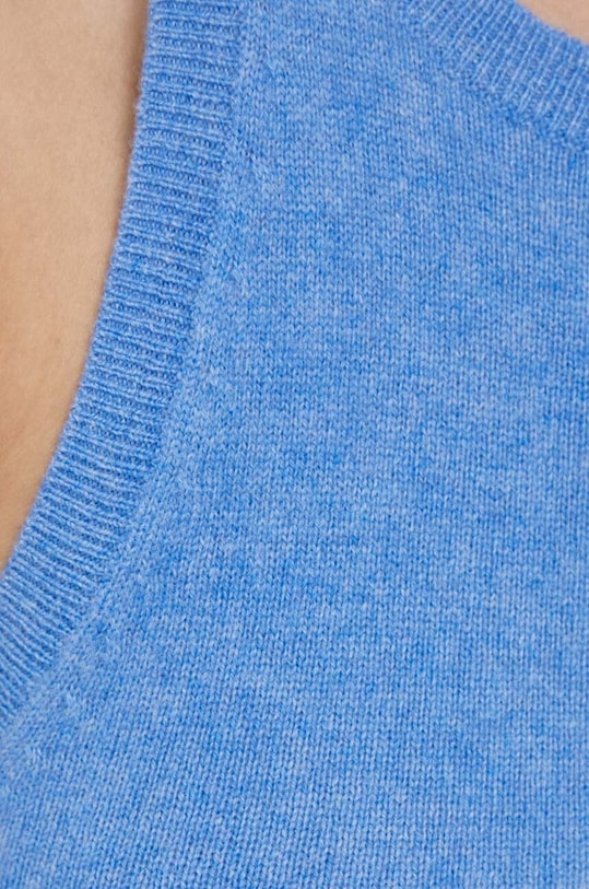 Polo Ralph Lauren top kaszmirowy 211872696 niebieski