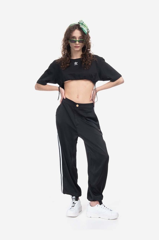 Βαμβακερό μπλουζάκι adidas Originals IC8805 Tee IC8805 μαύρο