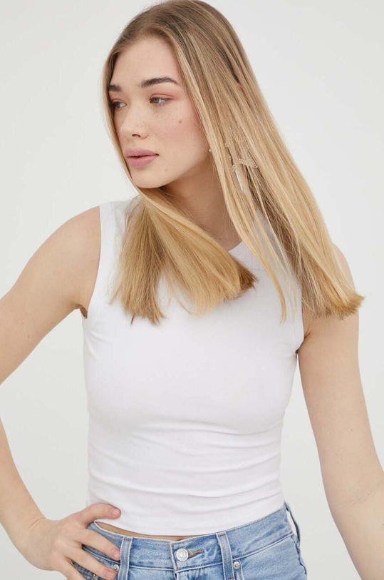 Abercrombie & Fitch top alb KI139.3312.100