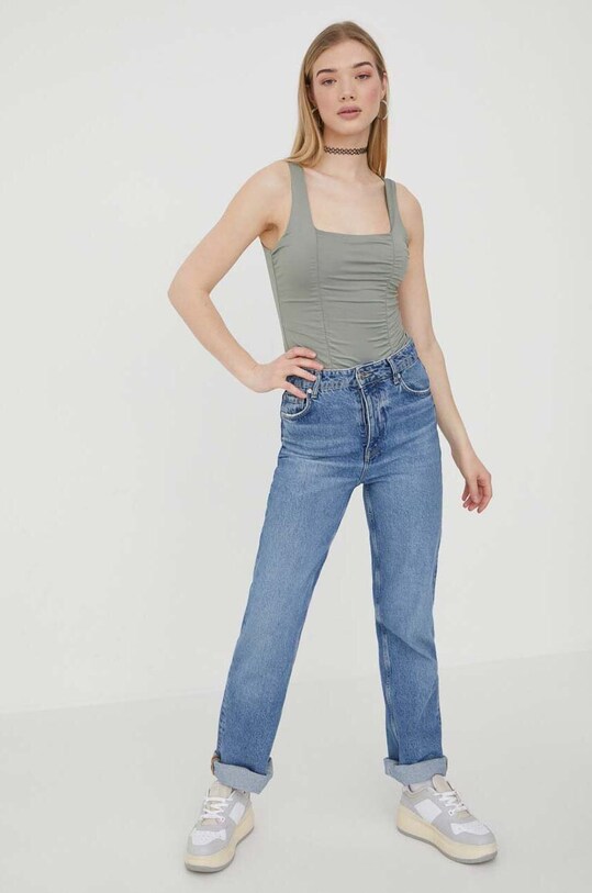 Body Abercrombie & Fitch KI139.3320.911 zelená SS23