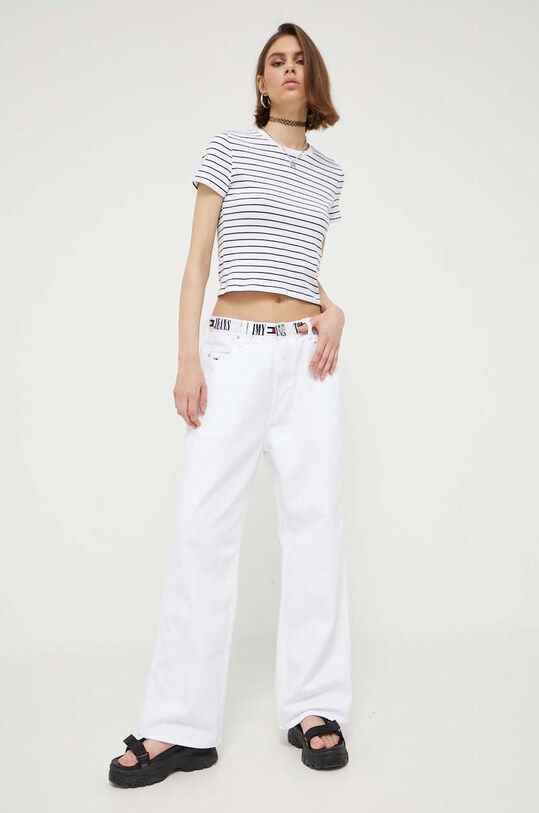Abercrombie & Fitch t-shirt KI139.3353.123 biały SS23