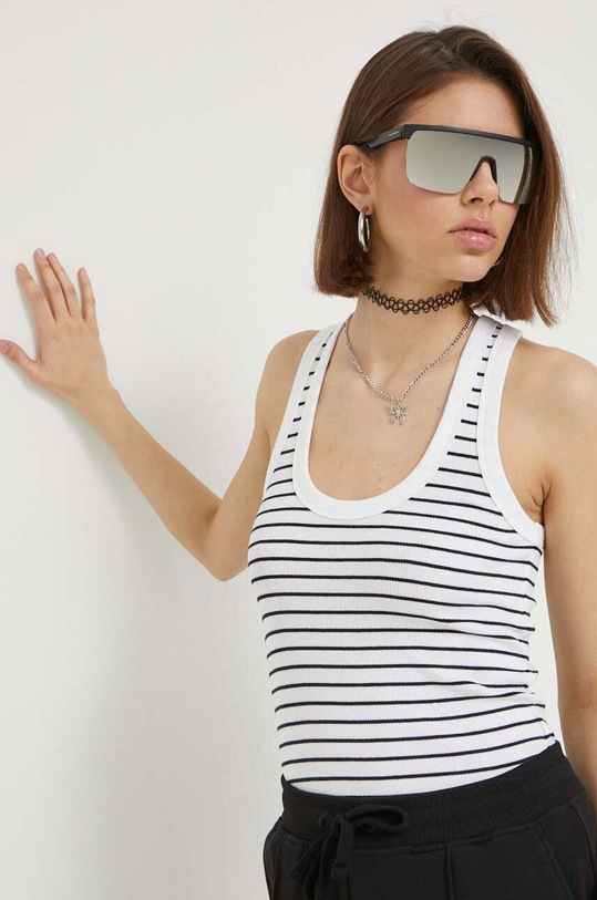 Abercrombie & Fitch top biały KI139.3381.104
