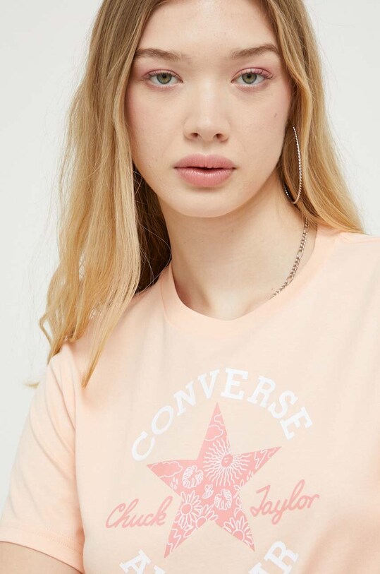Converse tricou din bumbac portocaliu 10024967.A02