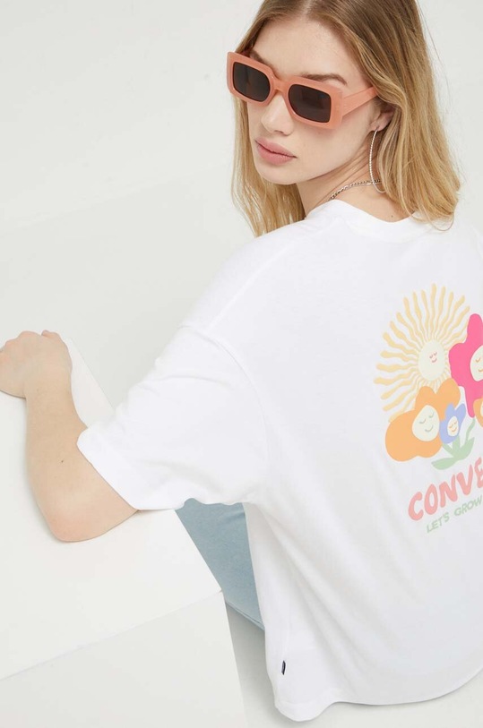 Converse pamut póló pamut fehér 10025447.A03