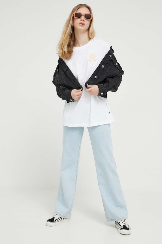 Converse pamut póló 10025447.A03 fehér SS23