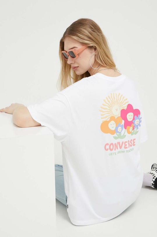 Converse pamut póló 10025447.A03 fehér