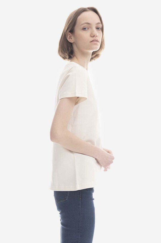 A.P.C. t-shirt bawełniany New Denise COEZC.F26848 beżowy