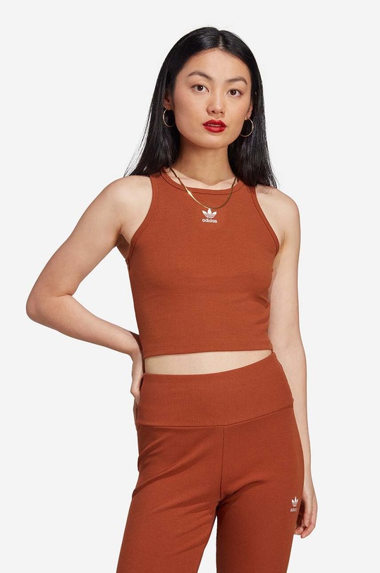 adidas Originals top plain brown IL9627