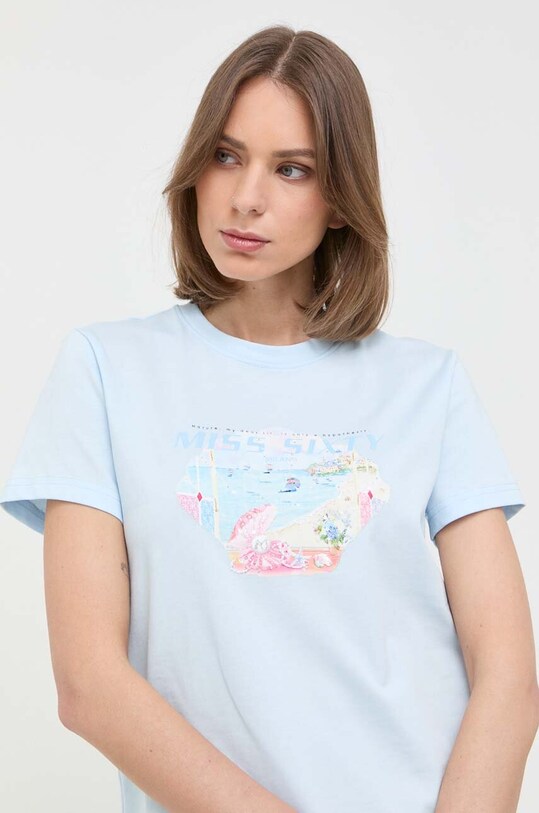 Miss Sixty tricou albastru 6T2SJ1190000