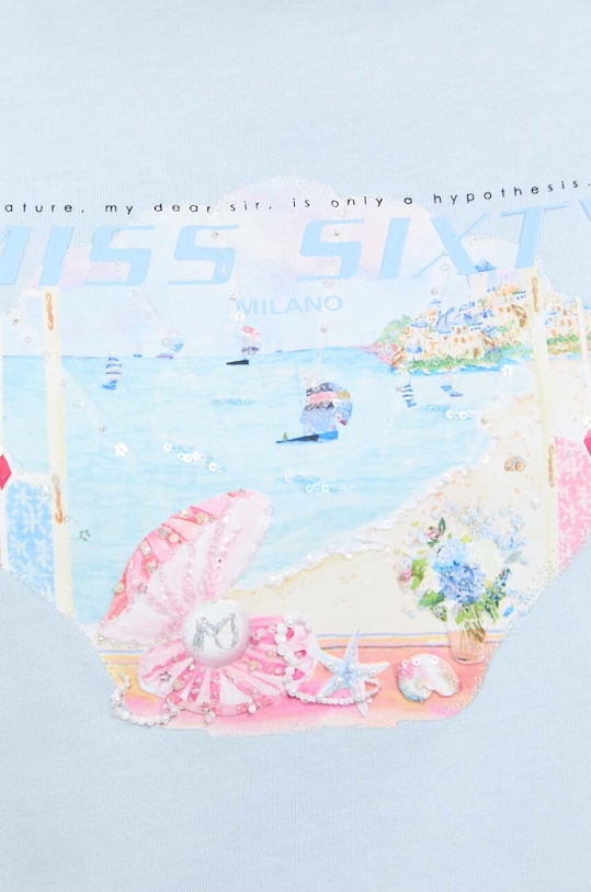 Μπλουζάκι Miss Sixty 6T2SJ1190000 μπλε