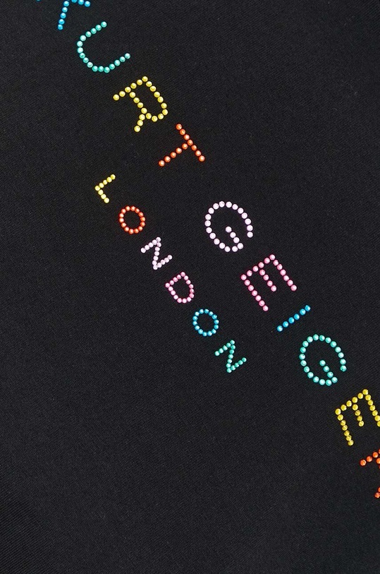 Kurt Geiger London t-shirt bawełniany KGL1WTS03 czarny