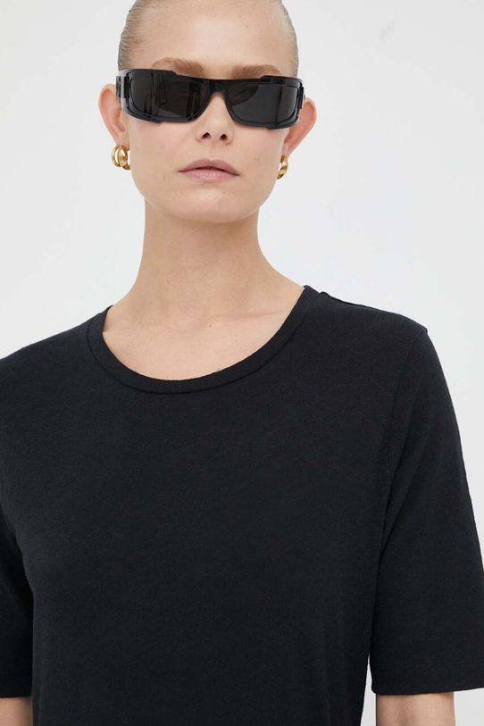 Льняная футболка Day Birger et Mikkelsen чёрный DAY65242561