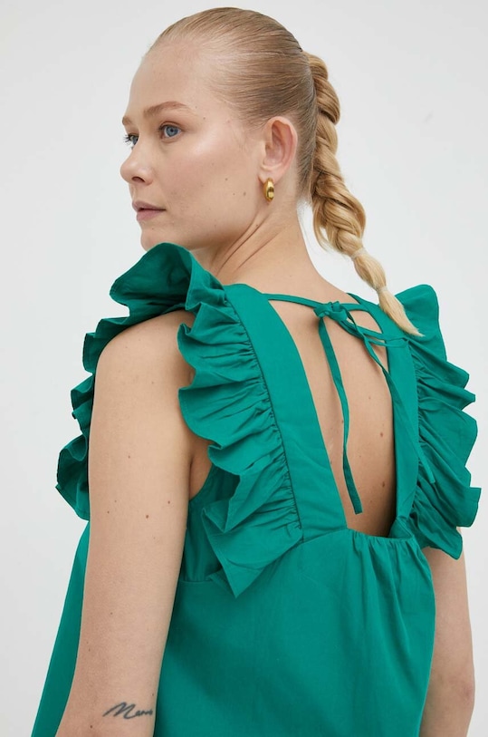 Βαμβακερή μπλούζα 2NDDAY κανονικό πράσινο 2232132283