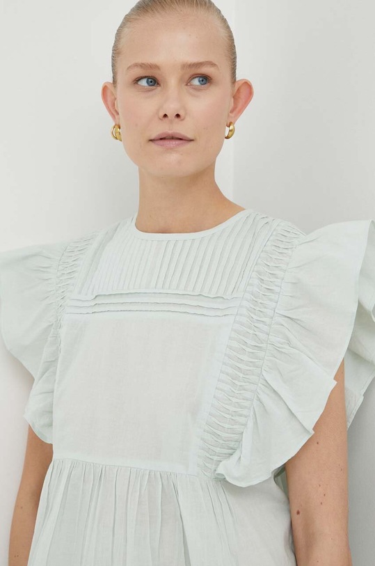 2NDDAY bluza din bumbac verde 2232137272