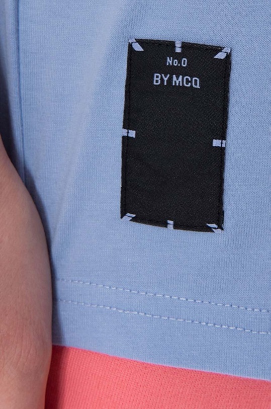 Хлопковая футболка MCQ голубой 624665RSJ785355