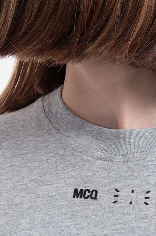 MCQ t-shirt bawełniany 624665RSJ791230 biały