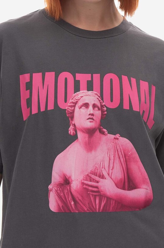 Odzież KSUBI t-shirt bawełniany WPS23TE009 szary