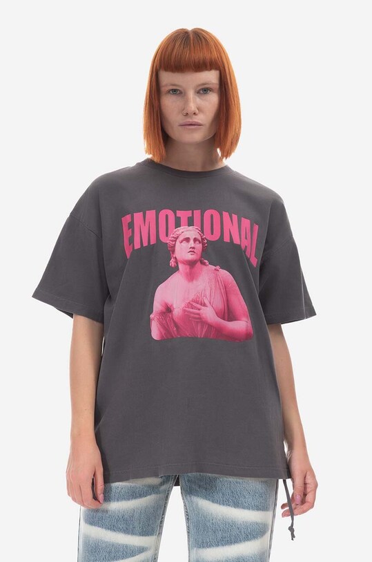KSUBI t-shirt bawełniany WPS23TE009 szary