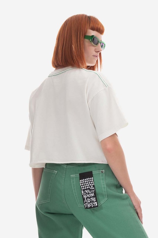 KSUBI t-shirt bawełniany WPS23TE010 biały SS23