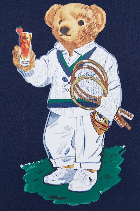 Polo Ralph Lauren t-shirt bawełniany x The Championships Wimbledon 211911058 granatowy