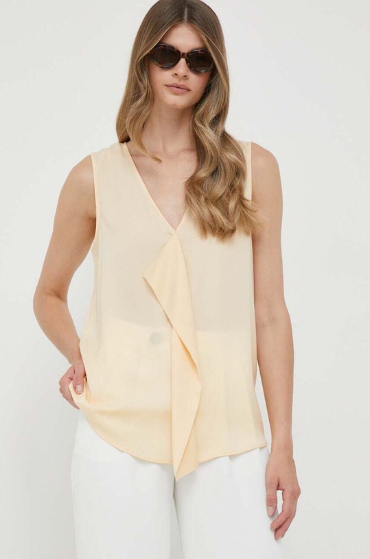 United Colors of Benetton felső sárga 53KFDQ06S.25E