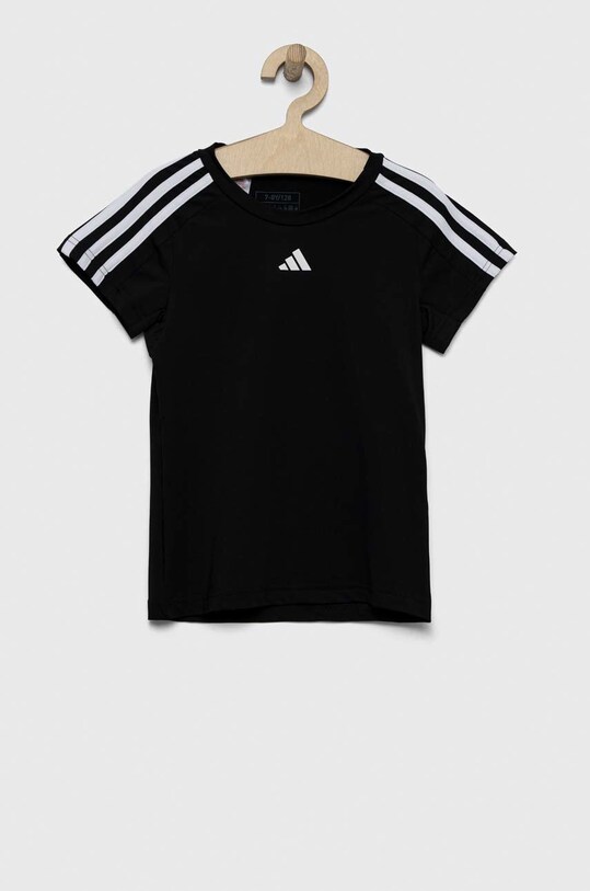 Детска тениска adidas еластичен черен HR5772
