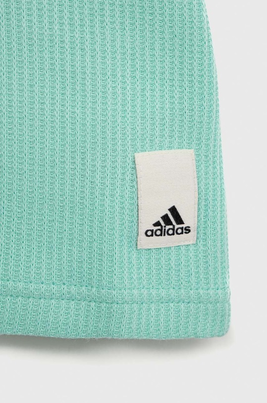 DÍVKA Dětské bavlněné tričko adidas HR5837 tyrkysová