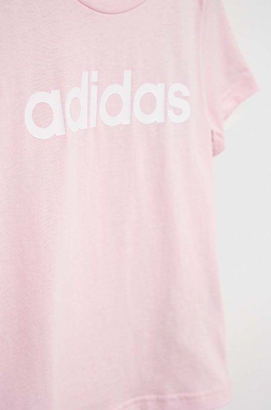 Lány adidas gyerek pamut póló G LIN IC3152 rózsaszín