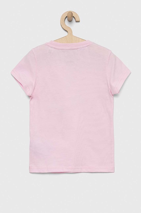 adidas t-shirt bawełniany dziecięcy G BL IC6123 różowy SS23