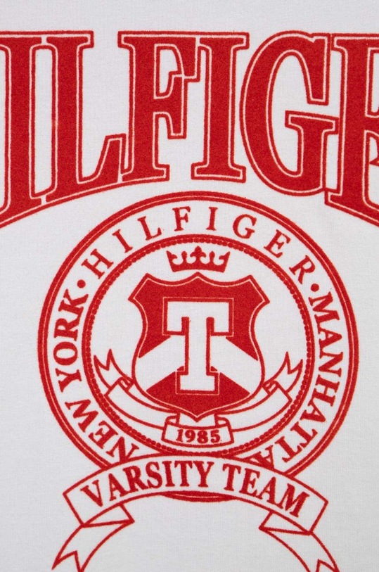 Dziewczynka Tommy Hilfiger t-shirt dziecięcy KG0KG07081.PPYX biały