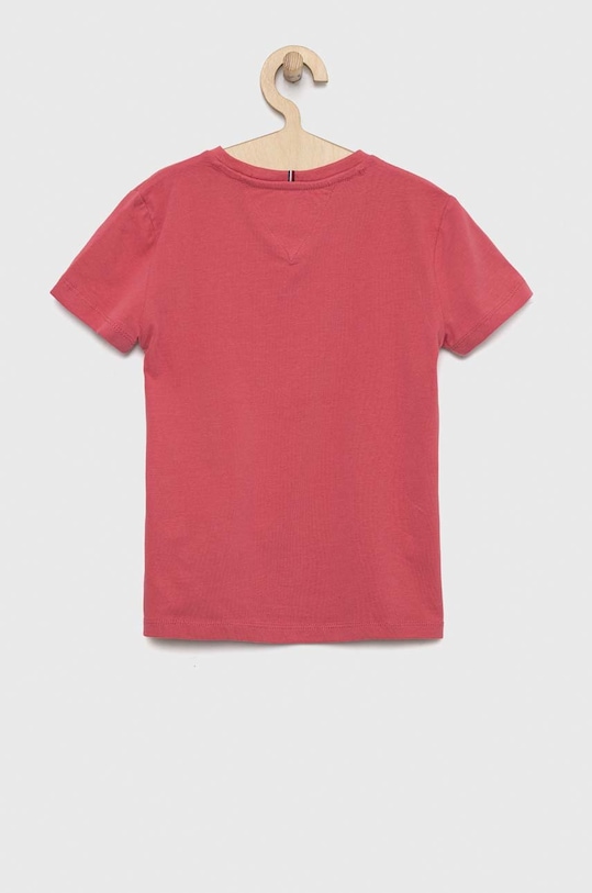 Παιδικό μπλουζάκι Tommy Hilfiger KG0KG07081.PPYX ροζ SS23