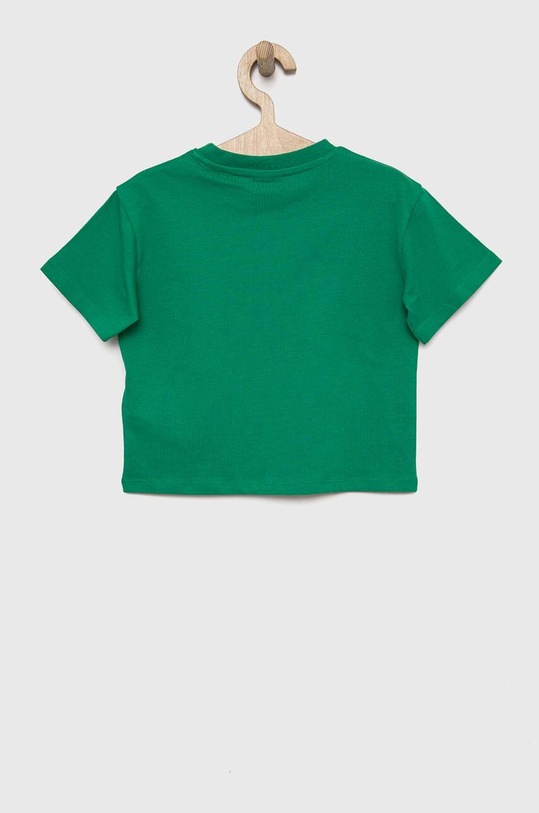 Παιδικό βαμβακερό μπλουζάκι Guess J2BI41.K8HM0.PPYX πράσινο SS23