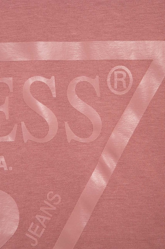 Dziewczynka Guess t-shirt bawełniany dziecięcy J2BI41.K8HM0.PPYX różowy